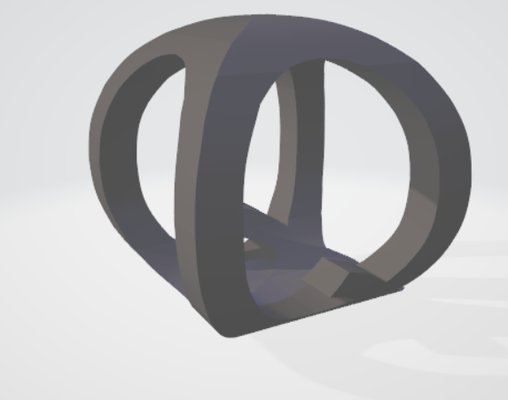 oq art combination letters 90 rotation art 3d suit 3d print model - Mito3D