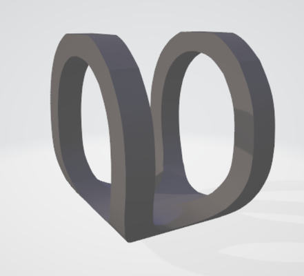 or art combination letters 90 rotation art 3d suit 3d print model - Mito3D