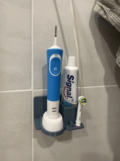 oral b hanger Home oral-b oralb toothbrush bathroom teeth hygiene 3d print model - Mito3D