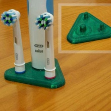 oral b holder home bathroom 3d print model - Mito3D