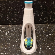 oral toothbrush holder openscad bathroom 3d print model - Mito3D
