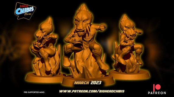 orange lantern chibi dc united crisis protocol 3d print model - Mito3D