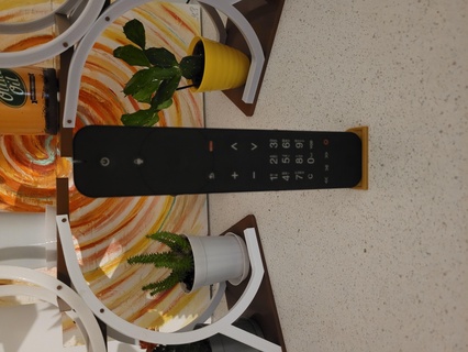laranja tv controlo remoto controle suporte 3d print model - Mito3D