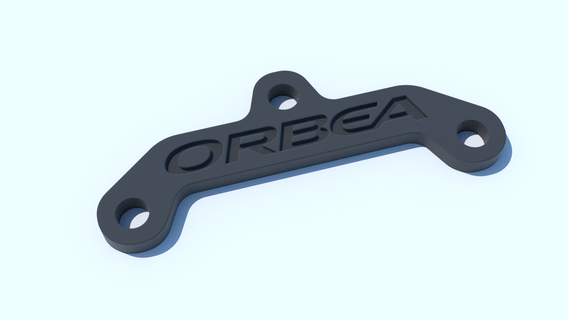 Orbea kotfl protection gel garde boue br cke 65mm aile pont monter 3d print model - Mito3D