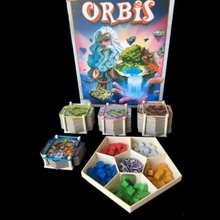 orbis organizers game geek organizer board boardgame 3d print model - Mito3D