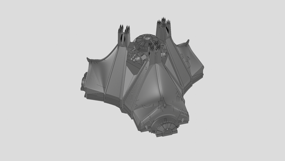 orbital doca nu jogos guerra frota batalha gótico nave espacial modelagem espaço bilhão Sóis dropfleet comandante 3d print model - Mito3D