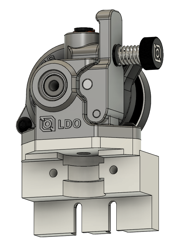 orbiter v2 v6 hotend mount ender series carriage 3d printer bracket 3D print model - Mito3D