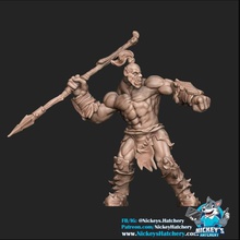 orc 5 game fighter warrior dnd rpg tabletop wargaming 3d print model - Mito3D