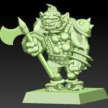 orc boyz game orcs goblins choppaz infantry warhammer 3d print model - Mito3D