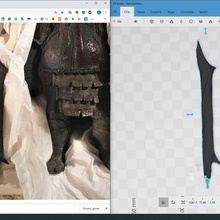 orc bruta espada a arte casa decoração modelo elf o cinema personagem filme 3d print model - Mito3D