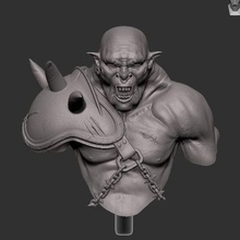 orc Büste Kunst - Spielzeug Figur goblins killer-Wale uruk-hai snaga die 3d print model - Mito3D