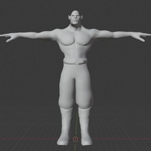 orc character game obj stl animation 3d print model - Mito3D