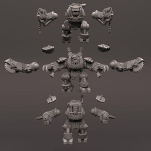 orc elites mega fellas 3d print model - Mito3D