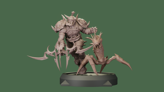 Ork Jäger Gronnstalker Rüstung Welt Warcraft Horde Bogen Stufensatz Beeindruckend 3d print model - Mito3D