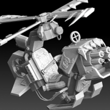 ork delikanlı Choppa oyun Warhammer 40k Kıpti Deffkopta el ilanı Dakka Boyz 3d print model - Mito3D