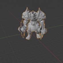 orc world warcraft warrior game 3d print model - Mito3D