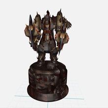 orc wow horde world war craft game http bitly 2nnaq04 3d print model - Mito3D