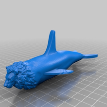 orca lion art sculptures 3d print model - Mito3D