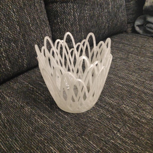 orquídea flores pod cesta a casa do agregado familiar pote vaso de planta vasos 3D print model - Mito3D