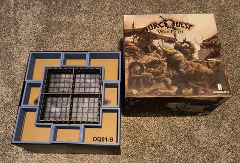 orcquest warpath board game - brace storing spawn area 3d print model - Mito3D