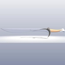 orctrist kılıç sanat sürprizler hobbit thorin cüce 3d print model - Mito3D