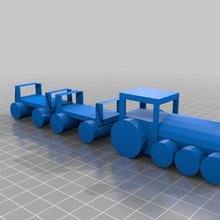 ordinary train game vehicles 3d print model - Mito3D