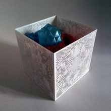 organic box home planter decoration container 3d print model - Mito3D