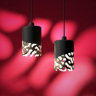 organic pattern mood lamp shade 3d printing nature lighting print contemporary ambient 3d print model - Mito3D