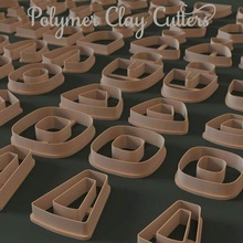 organisch Polymer Lehm Cutter Super bündeln 20 Design 5 Größen Schmuck Plätzchen Schimmel Ohrringe Geschenk Kekse 3d print model - Mito3D