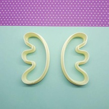organic polymer shape cutter model 1 desing lorren3d fashion clay fashionable earrings indie minimalist minimum jewell porcelain jewelry 3d print model - Mito3D
