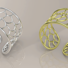 organic ring jewelry jewerly design 3d print model - Mito3D