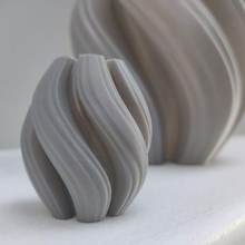 organico vaso modalità fiore naturale decorativo pentola matita titolare supporto deco minimalista design arte ispirato ceramica Basso poli matematica 3d print model - Mito3D