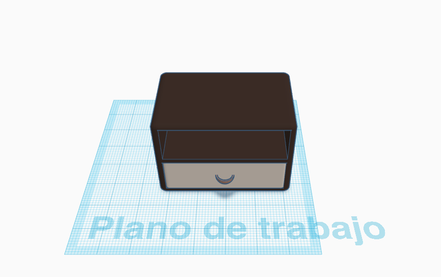 organizador de m ximo dos cassetti casa orden cajon oficina pulizia mueble 3d print model - Mito3D