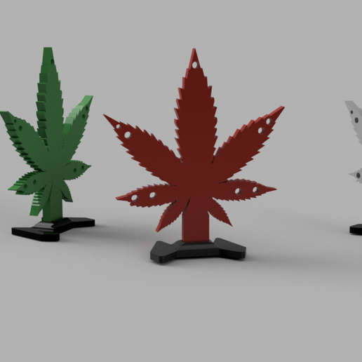 organizador mariguana para bijouterie fashion marihuana chala carabanas cadenitas 3D print model - Mito3D