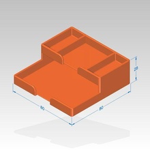 organizador post it clips 3d print model - Mito3D