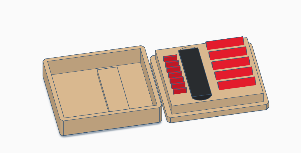 organizador usb sd microsd herramientas almacenamiento usb 3D print model - Mito3D