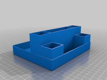 organizador escritório lapiceros organização casa escrivaninha 3d print model - Mito3D