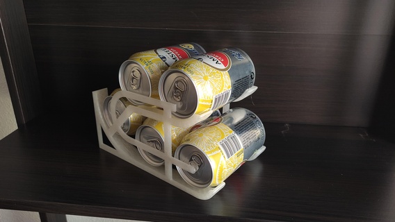 organisateur Bière distributeur étagère coca Cola 3d print model - Mito3D