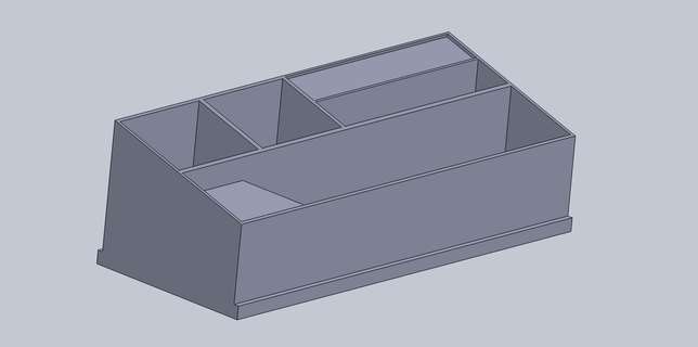 organizer box tools 3d print model - Mito3D
