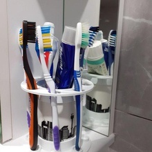 organizer toothbrush toothpaste home cool no supports bathroom 3d print model - Mito3D