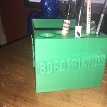 organisateur borderlands stylo crayon vidéo Jeux Jacobs 3d print model - Mito3D