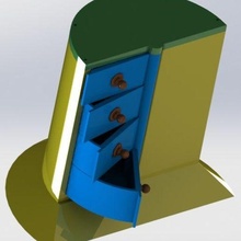 organizzatore cassetto 3d print model - Mito3D