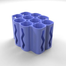 organizer makeup gadget vase holder 3d print model - Mito3D