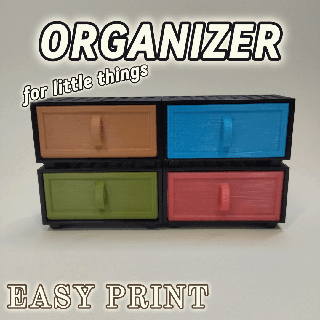 organizer small items 3d print model - Mito3D