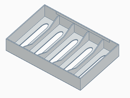 organizando caja organizador separador 3d print model - Mito3D
