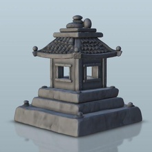 oriental altar 8 - warhammer age sigmar bolt action flames war architecture house thumbnails building scenery wargame figures game land dungeon fantasy games accessories 3d print model - Mito3D