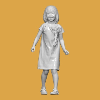 oryantal çocuk diyorama çocuklar alışveriş döküm 1 64 vücut 32 model minyatür insan minyatürler figürinler 3d print model - Mito3D