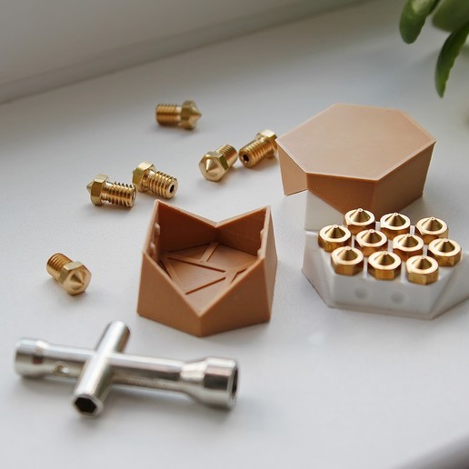 origami-ugello-box strumento ugello ugello-box box e3d origami compact 3D print model - Mito3D
