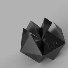origami 3dspirit Kunst 3d print model - Mito3D