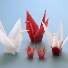 origamix crane art 3d print model - Mito3D